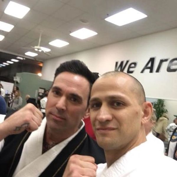 The Robert Torres with Hanshi Jason David Frank (One of his Mentors/Instructors & Power Ranger)