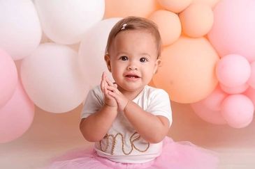 Se realizan sesión para el primer añito de tu bebé, en estudio o exteriores 📷