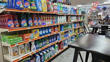 Photo Of Product Shelves At Hopewell Deli And Juice Bar.