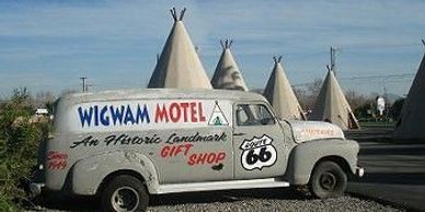 Wigwam Motel in Rialto, California is a iconic Route 66 California travel stop.