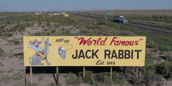 The World Famous Jackrabbit Trading Post in Arizona was an inspiration for the movie Cars.