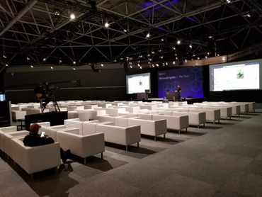 Custom Theater on Expo Floor for Microsoft Ignite The Tour in Amsterdam, The Netherlands