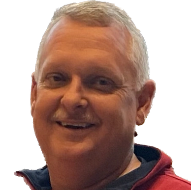Smiling man with short gray hair.