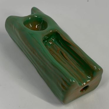 Ceramic pipe celery . Kiln fired food safe glaze. Made in Buffalo, NY