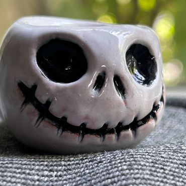 Halloween Jack Face pipe