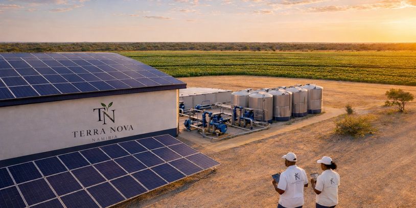Solar and Pumping at Terra Nova Namibia