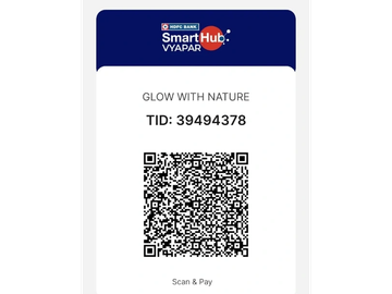 QR code for payment via HDFC Bank SmartHub Vyapar app.