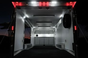 custom enclosed trailer lighting solutions in nashville tennessee