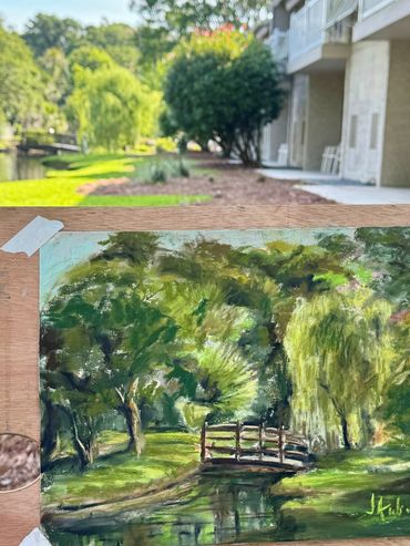 Painting en Plein Air Hilton Head, SC 2024.