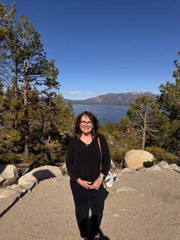 Taking in the sights near Emerald Bay, South Lake Tahoe. May 2025