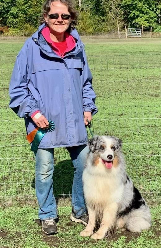 Heather and Cash with  ribbons