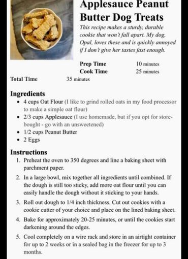 carrot apple sauce treat recipe