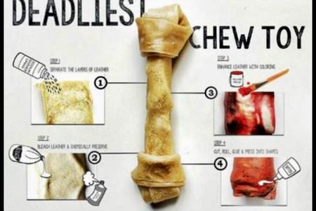 rawhide dangerous for pets