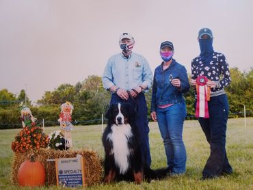 Receiving his award!