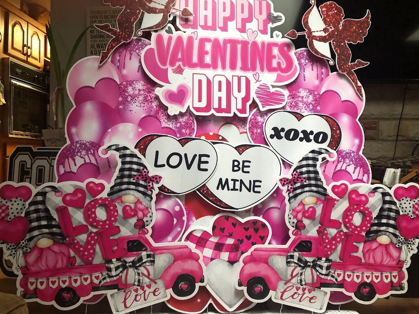 Sharing the love on Valentines Day. We have several different signs we will be using to celebrate