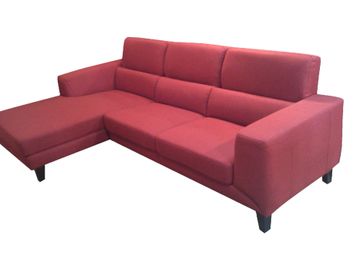 Sandra L Shape Sofa (Red)