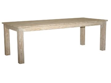 Recycled Dining Table - white Pating - Apollo Furniture