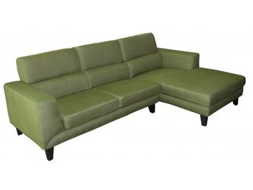 Sandra L Shape Sofa (Green)
