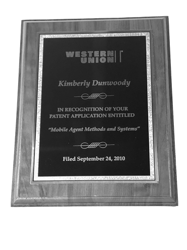 Western Union Patent Application Kimberly Dunwoody