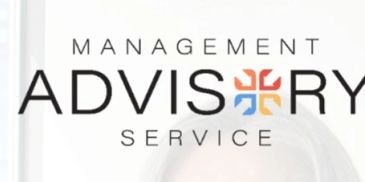 Logo for Management Advisory Service with colorful design.