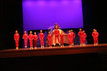 Dancers on stage