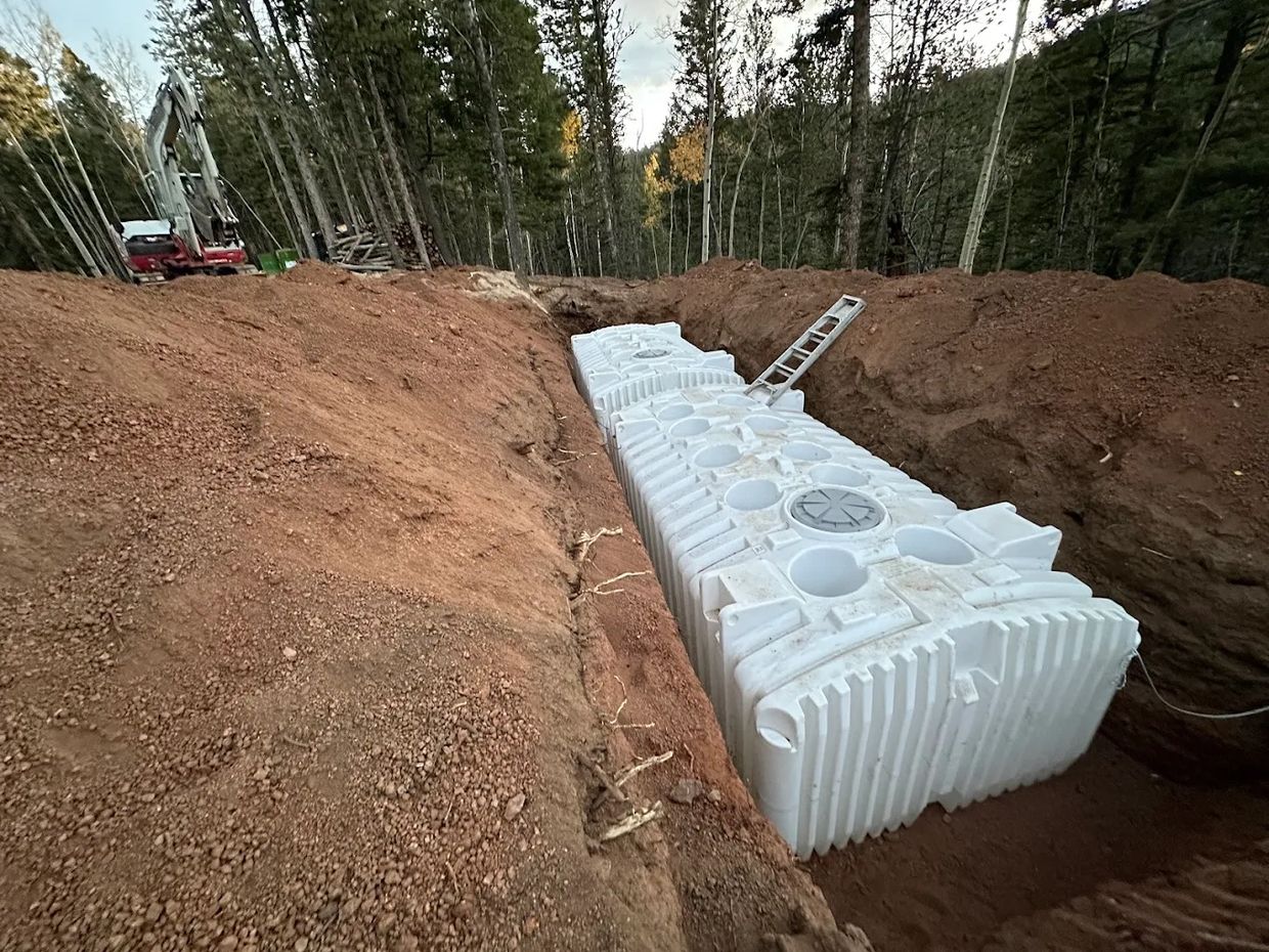 (2) Norwesco 5025 Gallon Underground Water Storage Cistern Tanks