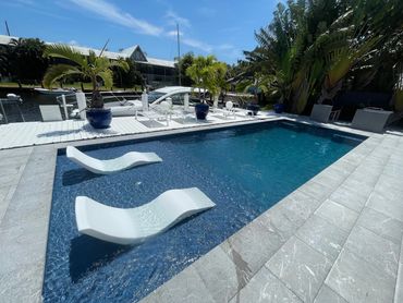 "Vacation at the New Pool."