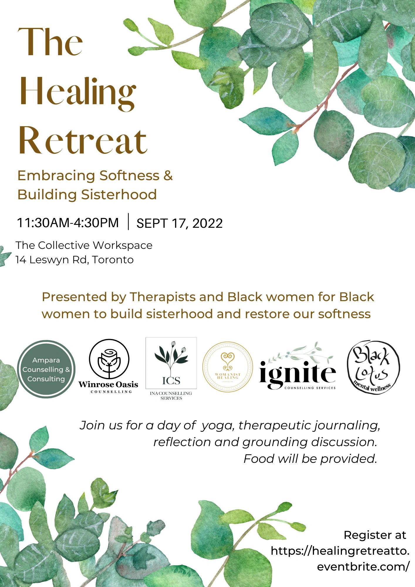 Black Mental Health Events, Mental Health Therapist, Black Community, Psychotherapist