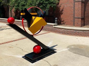 Geometry of Space
101"H x 48"W x 18"D
Welded Polychromed steel
2024