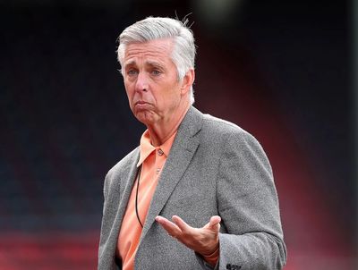"I can't make this any worse, can I?" (Jim Davis/Boston Globe)