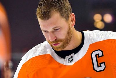 Captain Claude Giroux of the Philadelphia Flyers