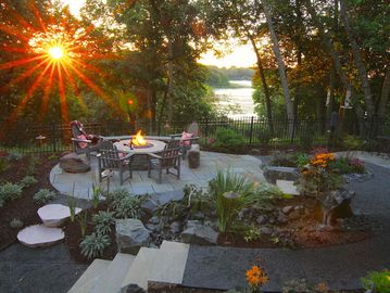 outdoor living space