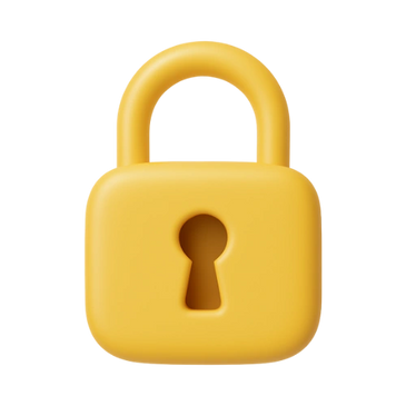Lock icon symbolizing data protection and secure information handling for Indiana homebuyers.