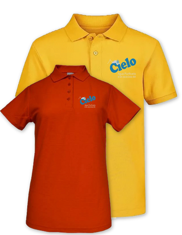 Playera Polo Mark Athletic dama y caballero con un bordado de un lado