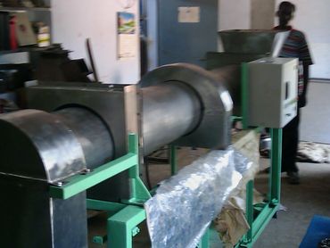 Potato chips flavouring machine