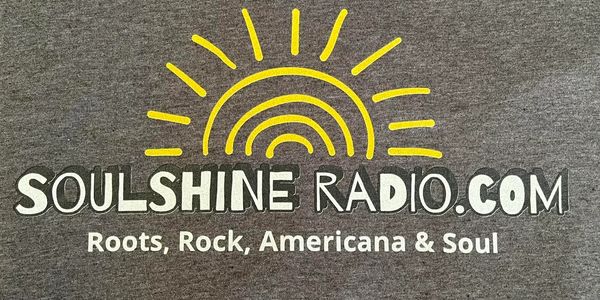 Logo of SoulShineRadio.com with a yellow sun and music genres listed.
