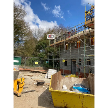scaffolding to new build property's for rose builders