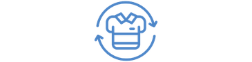 Houseplant in a recycling symbol indicating sustainability.