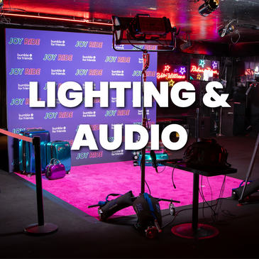 Lighting and Audio for events