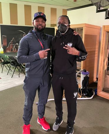 #29 Marvin Stewart Jr. of the Houston Texans & Ayse Miner