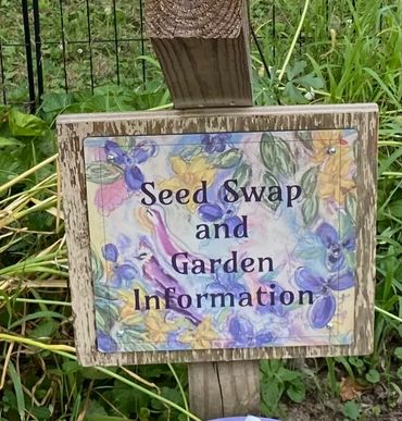 Seed Swap Sign - Rhoneymeade