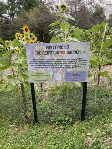 Rhoneymeade Herb Garden Sign - Graphic Art