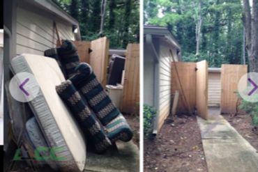 Junk removal, Estate clean out, Property clean out, Eviction clean out, Foreclosure clean out, sofas