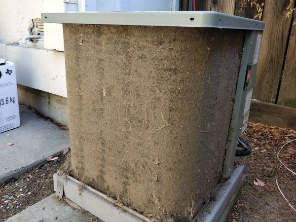 What a dirty coil looks like
(Concord, CA)