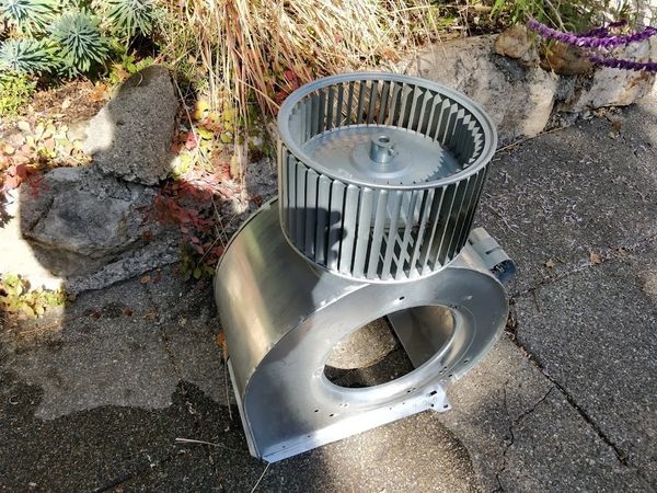 Blower motor AFTER cleaning
(Concord, CA)