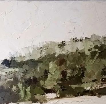 Oil, 14 x 14