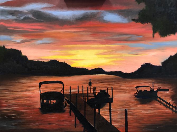 Evening at the Lake 2020
