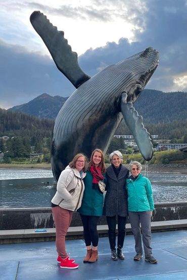Jenny Loudon (AKEDA Co-Director), Keegan Carroll, Laura Hill and Beth Rose (Co-Director)