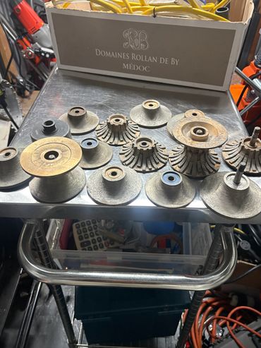 Diamond shaping wheels. Like new. Less than half normal new price