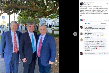 Alabama Epsilon political leaders.